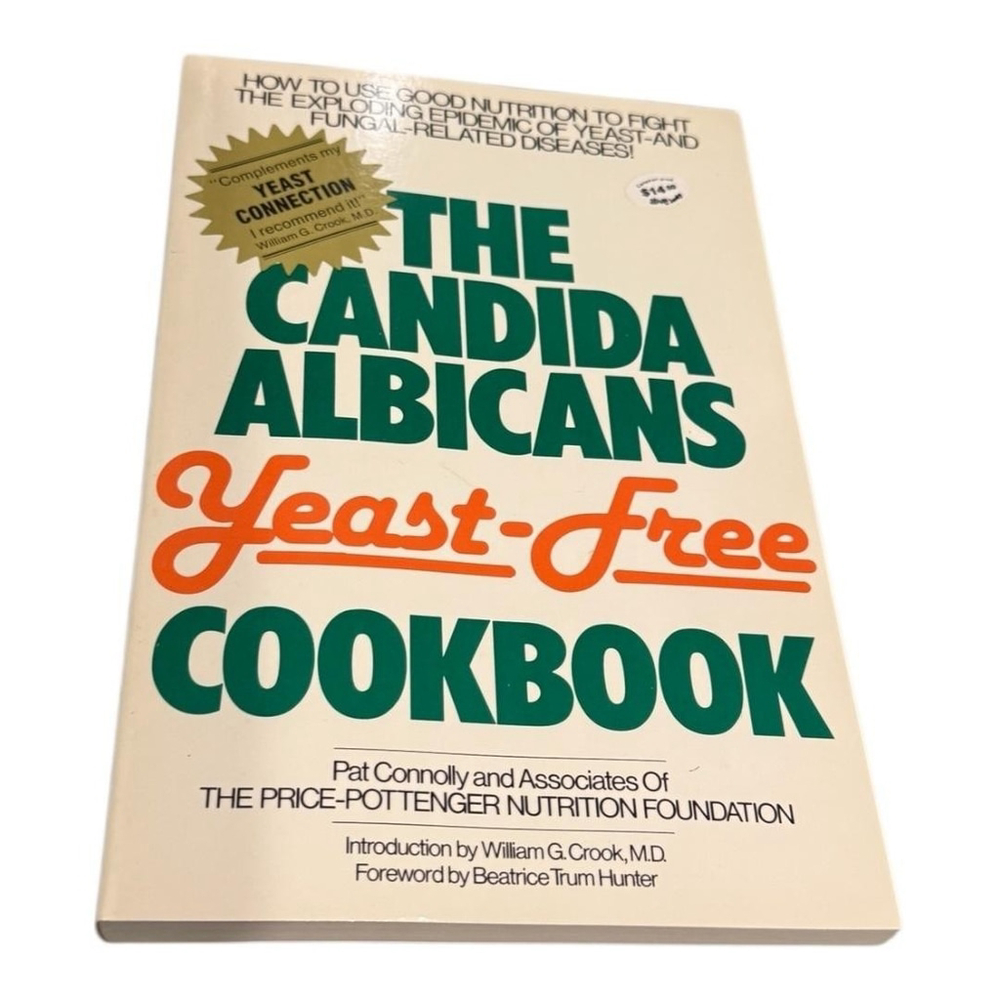Vintage Candida Albicans Yeast-Free Cookbook Pat Connolly Paperback Health Diet